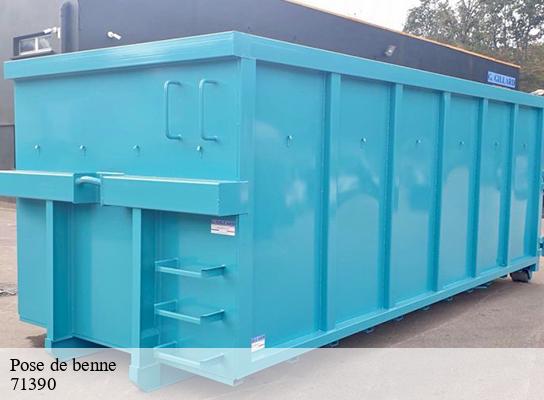 Pose de benne sassangy-71390 Cancy Elagage